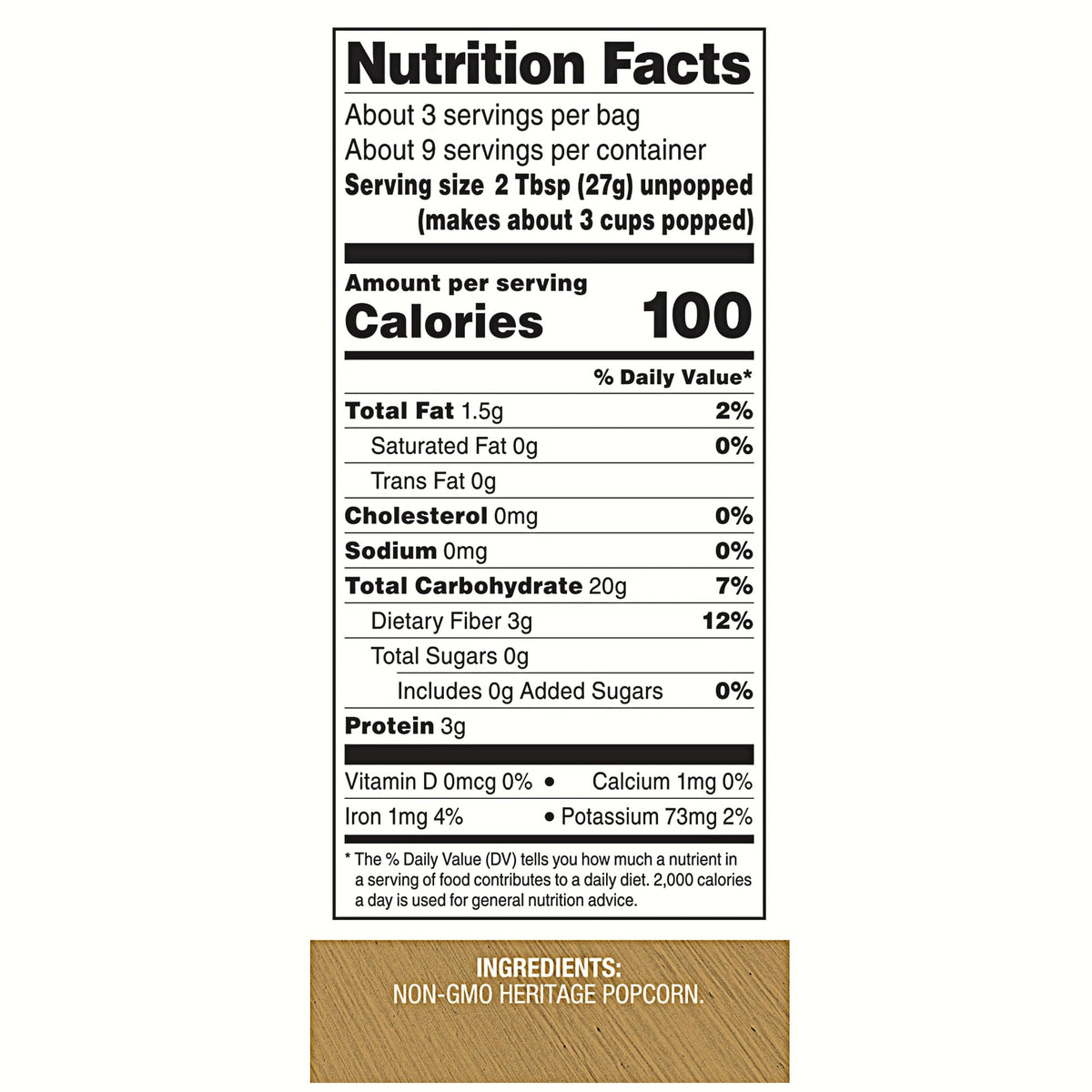 Black Jewell Gourmet Popcorn – Healthy No Salt No Oil Snack (6 x 8.7 oz)