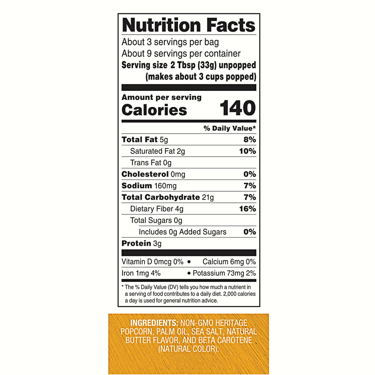 Black Jewell Gourmet White Microwave Popcorn – Touch of Butter, 10.5 oz (Pack of 6)