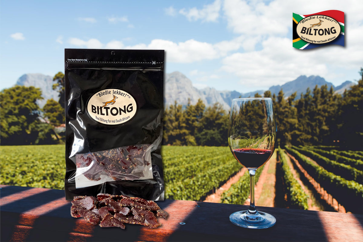 Bledie Lekker Biltong Sliced 8oz – Real South African Style Beef Snack