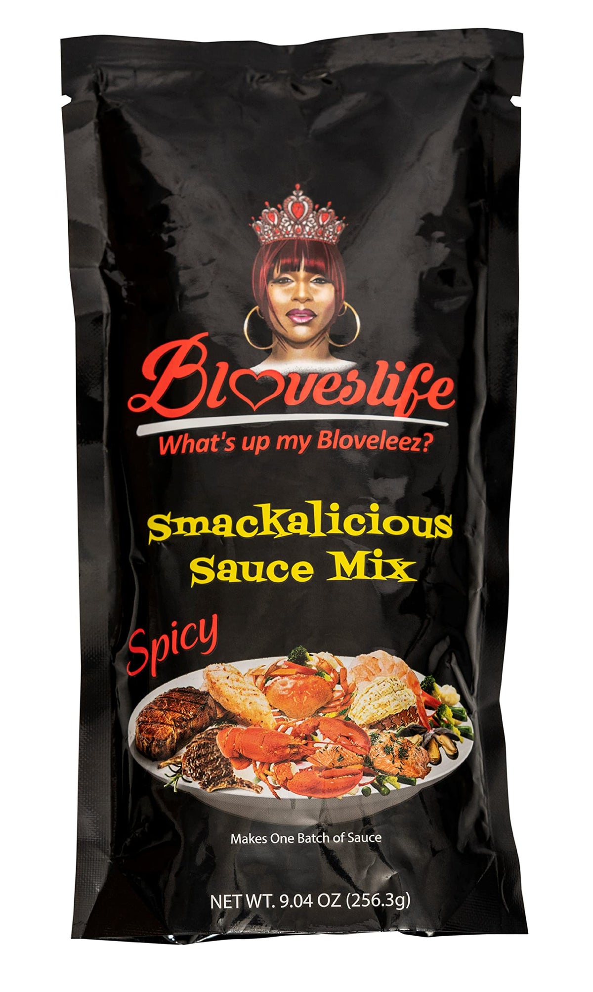 Bloveslife Spicy Cajun Smackalicious Sauce Seasoning Mix – Cajun Butter Sauce for Seafood, Meat & Veggies