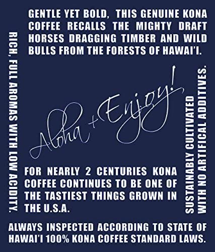 Blue Horse 100% Kona Coffee Pods | Medium Roast, 20ct | Keurig 2.0 Compatible