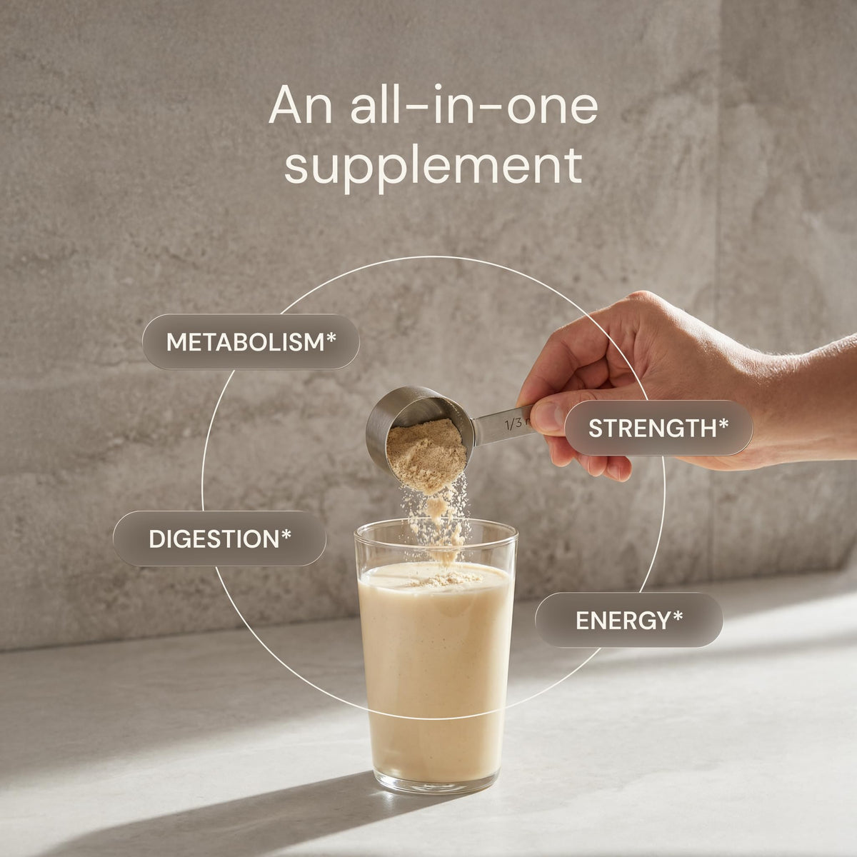 Blueprint Bryan Johnson Vegan Protein Meal Replacement – 30g Protein per Serving, Chai Flavor, 15 Servings