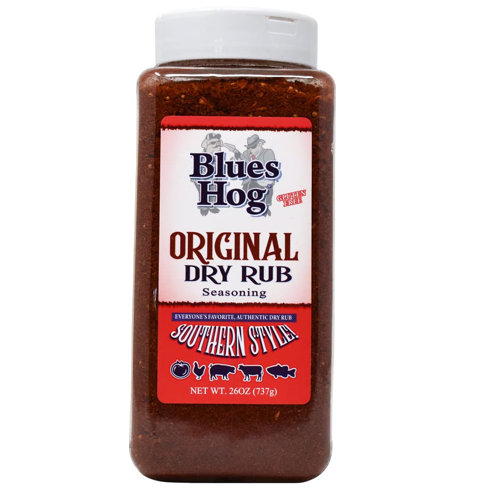Blues Hog Original Dry Rub Seasoning – Southern Spice, Gluten-Free, All-Natural, USA-Made 26oz