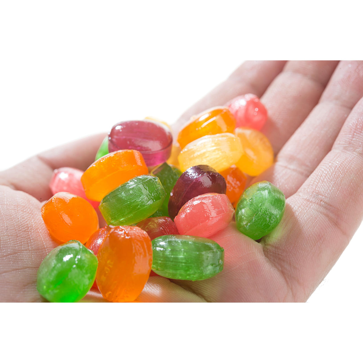 Blunon Hard Candy Bulk – Assorted Fruit Flavors, 5 lb (400 Pieces), Individually Wrapped