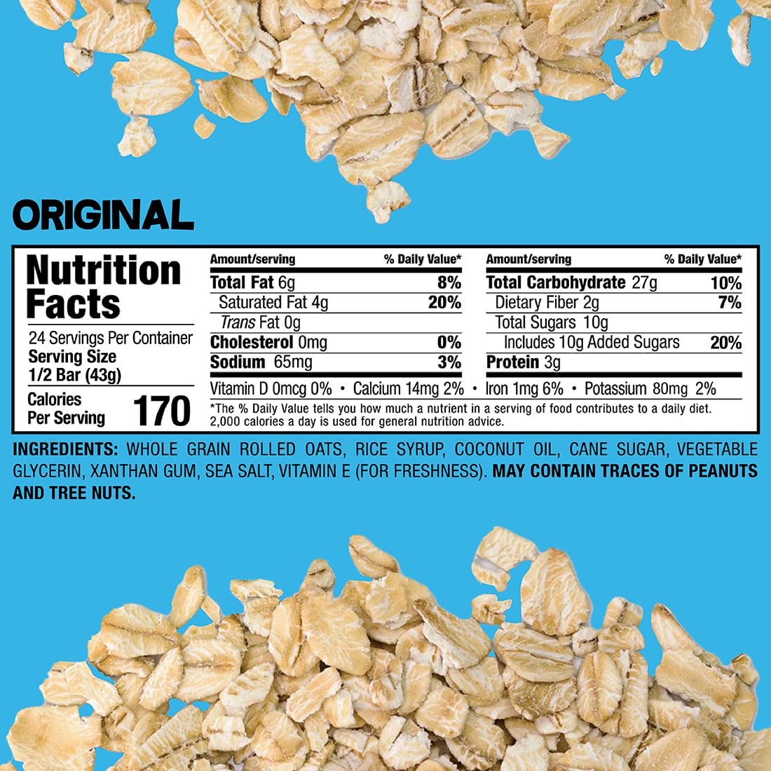 Bobo's Original Oat Bars – Simple Ingredients, Whole Grain Oats, Plant-Based & Gluten Free