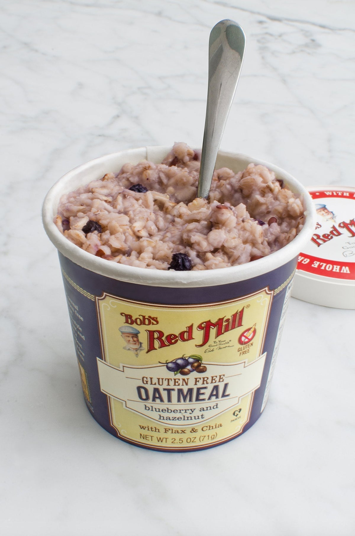 Bob's Red Mill Blueberry Hazelnut Oatmeal Cup, 2.5 oz Pack of 12 – Gluten Free