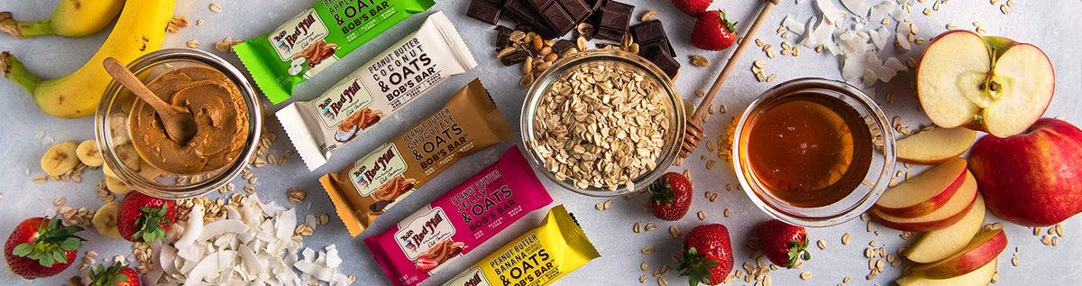 Bob's Red Mill 12pk Peanut Butter Banana & Oats Bar – Gluten Free, Non-GMO, Kosher