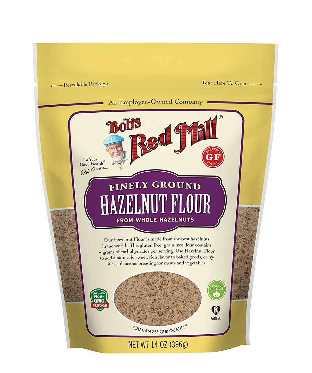 Bob's Red Mill Hazelnut Flour - 14 oz (Pack of 2) | Paleo, Keto & Gluten-Free Baking