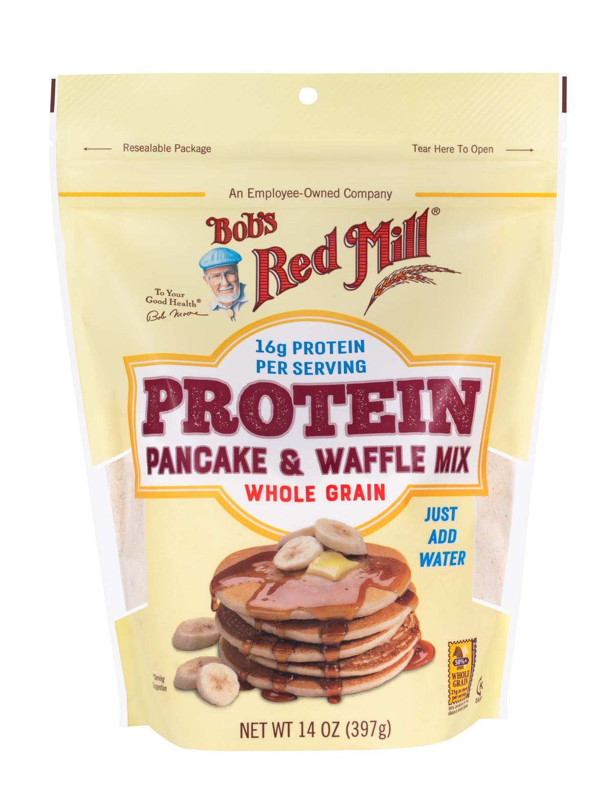 Bob's Red Mill Protein Pancake Mix – 14oz (Pack of 4) Non-GMO & Kosher
