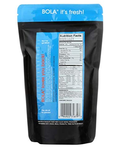 BOLA Granola Barely Sweet — Low Sugar Almond & Pumpkin Seed Granola, 12oz (3 Pack)