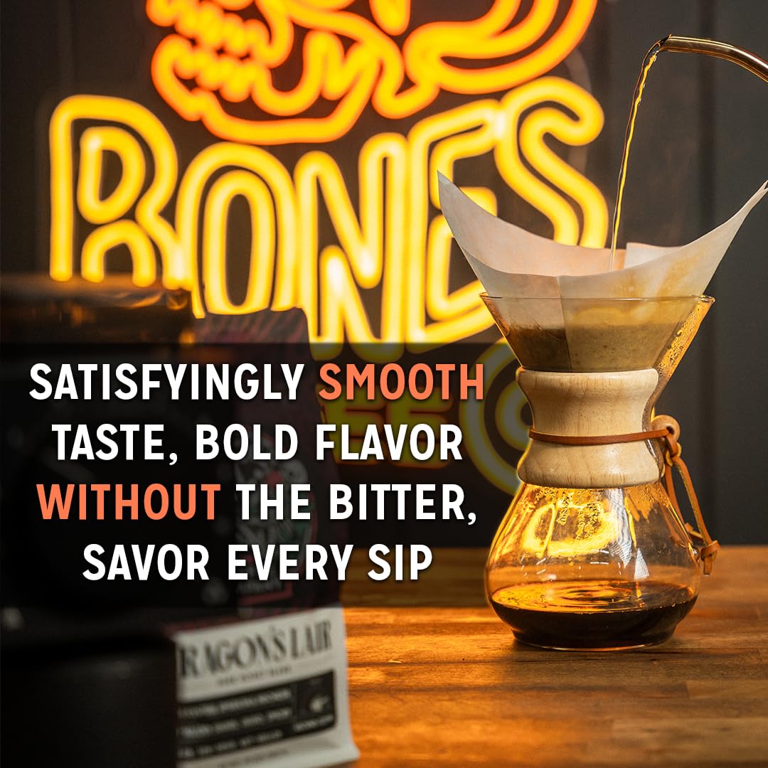 Bones Coffee Salty Siren Latte – Medium Roast Ready-to-Drink Iced Coffee Cans (11 oz, 12 Pack)