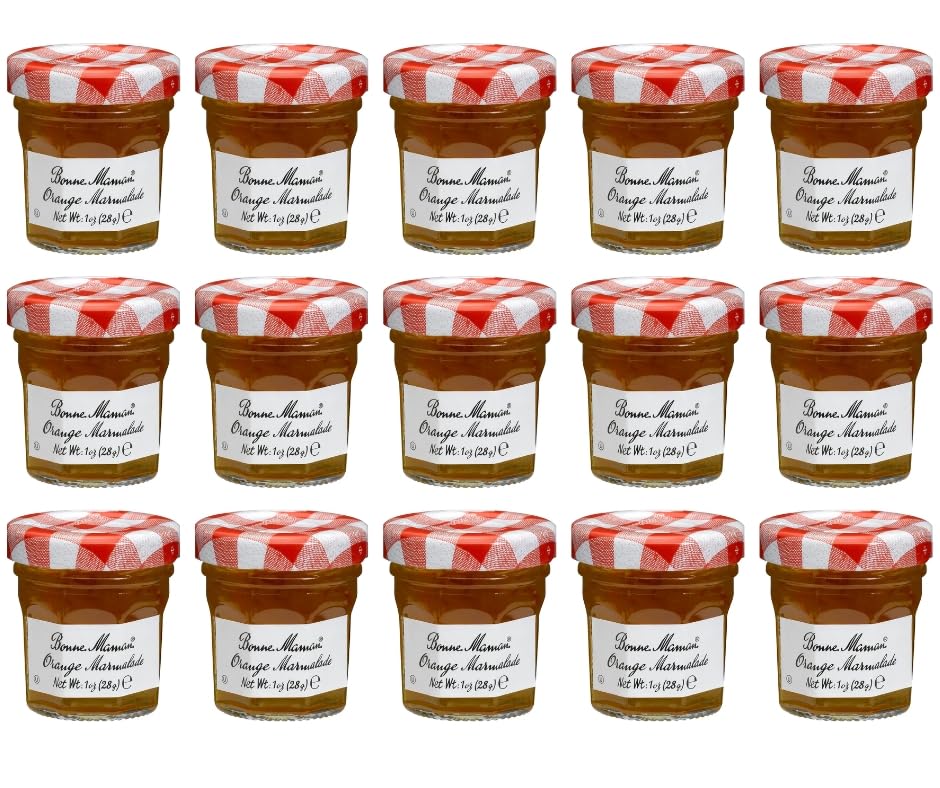 Bonne Maman Orange Marmalade – 15-Pack, 1 oz Jars
