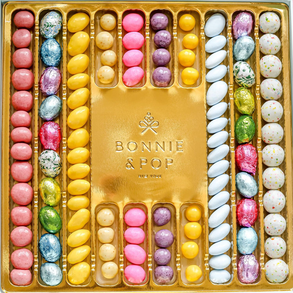 Bonnie and Pop Easter Chocolate Gift Baskets – 100+ Pieces, 10 Flavors