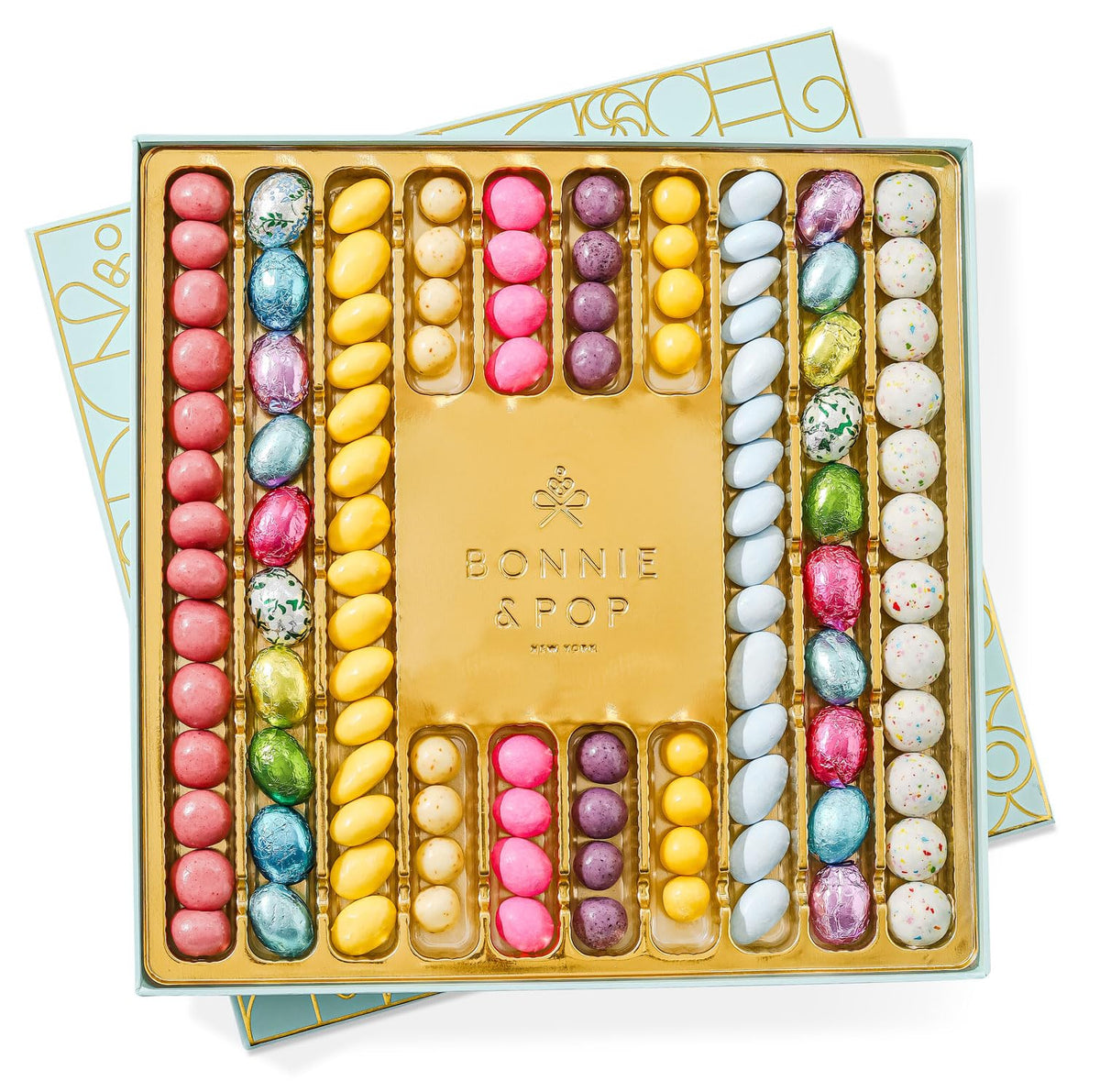 Bonnie and Pop Easter Chocolate Gift Baskets – 100+ Pieces, 10 Flavors