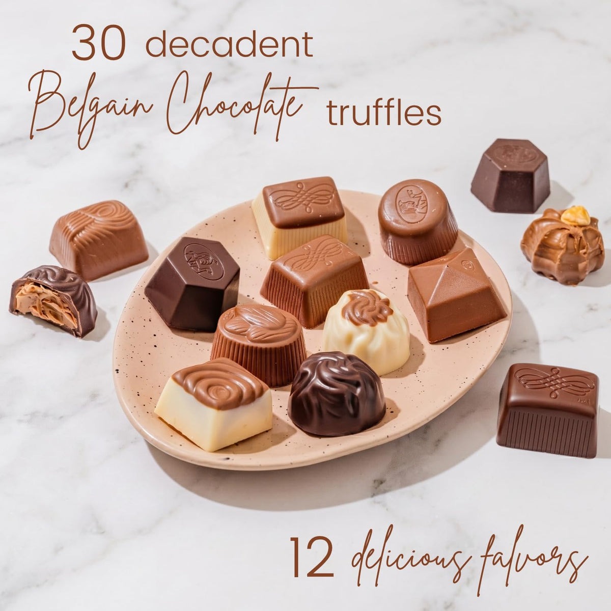 Bonnie & Pop Chocolate Gift Basket – Mother’s Day Truffles Gift Box