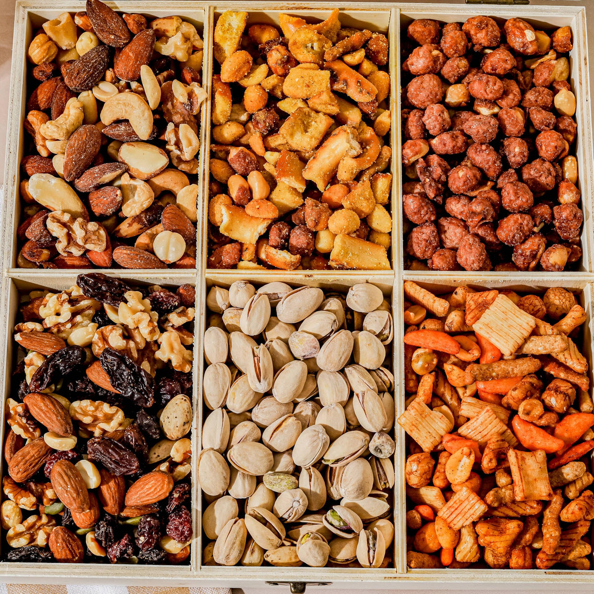 Bonnie and Pop Nut Gift Basket in Reusable Crate – Gourmet Nuts for Any Occasion