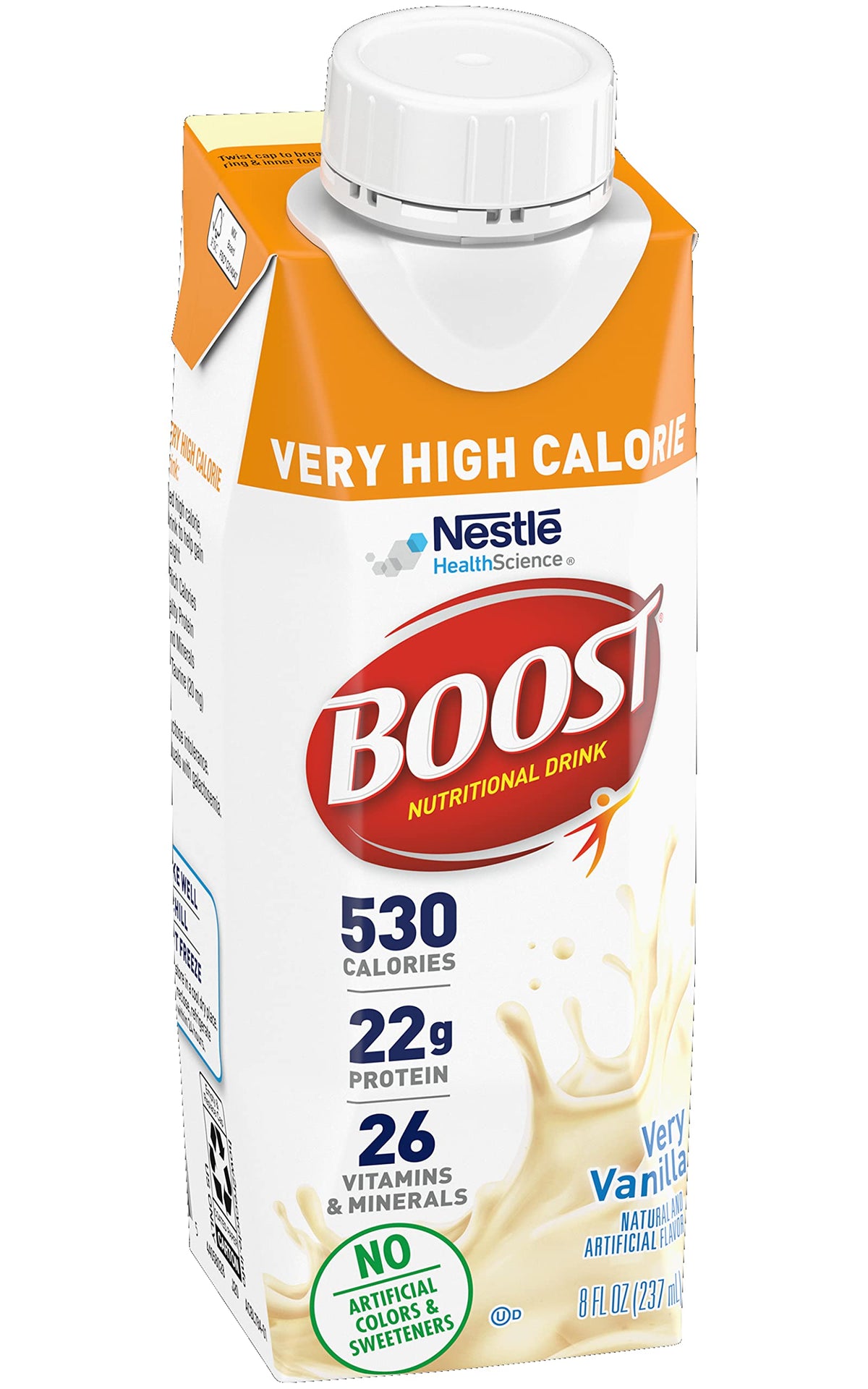 Boost Very High Calorie Nutritional Drink – Vanilla, 8 fl oz (6 Pack)