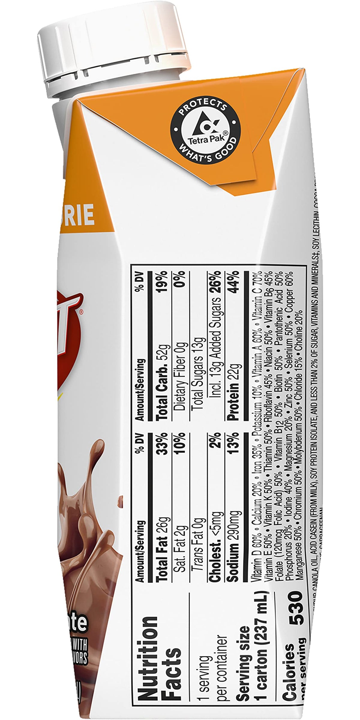 BOOST Very High Calorie Drink Very Vanilla - 530 Calories per 8 oz | Pack of 6