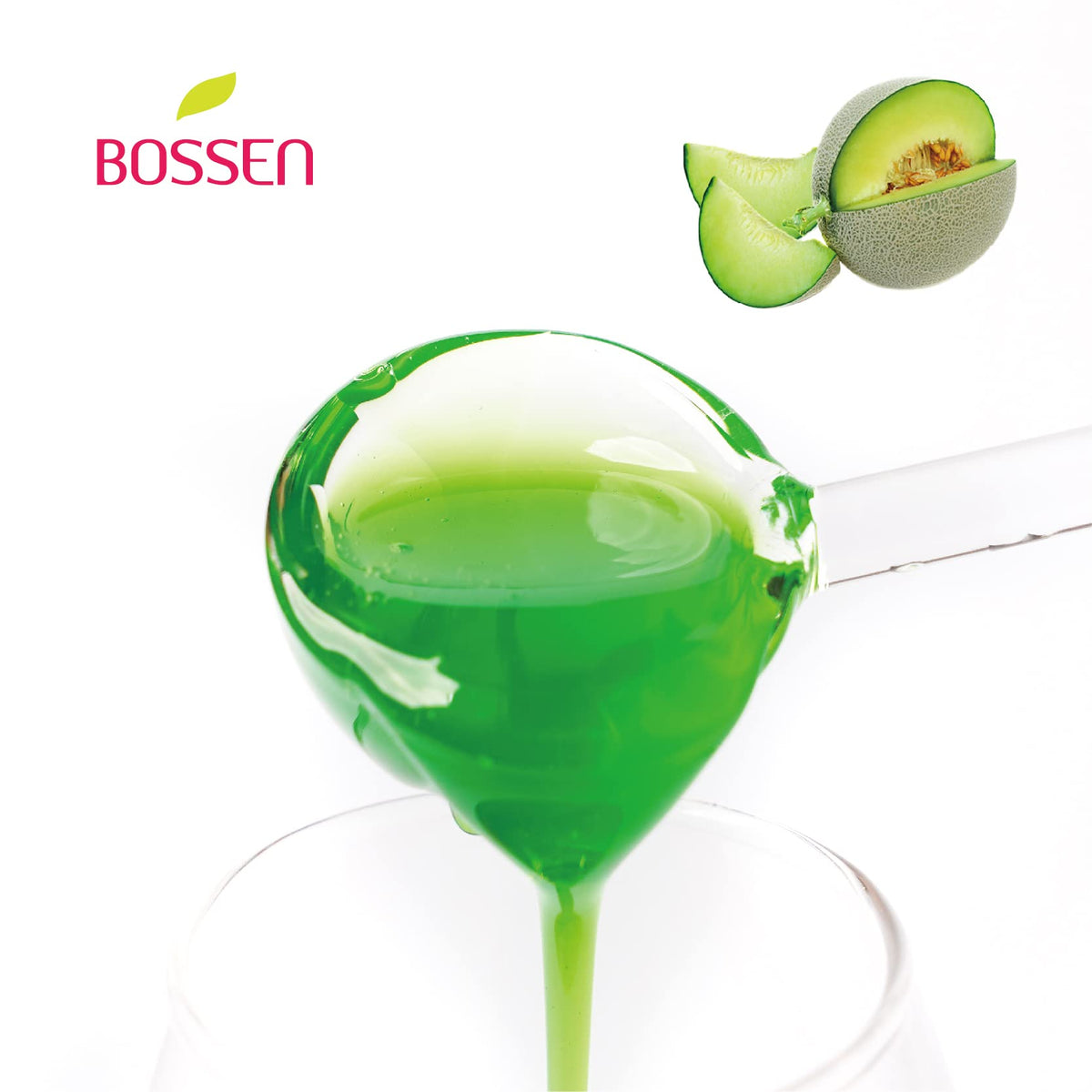 Bossen Honeydew Concentrated Syrup – 5.5 lb Bottle for Drinks, Desserts & Bubble Tea