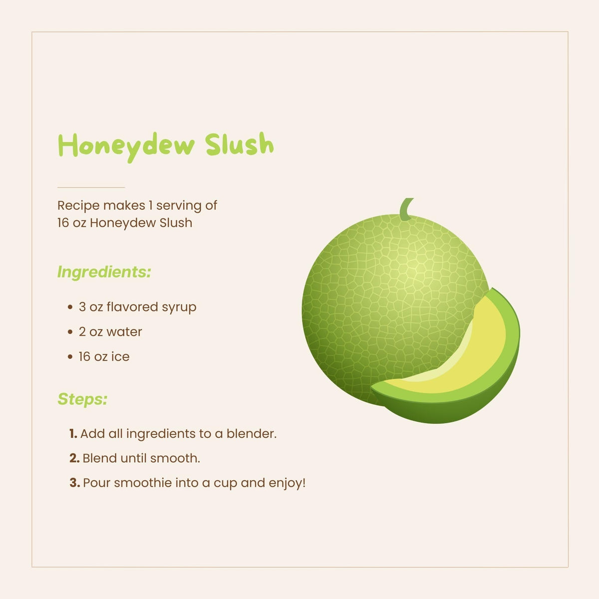 Bossen Honeydew Concentrated Syrup – 5.5 lb Bottle for Drinks, Desserts & Bubble Tea