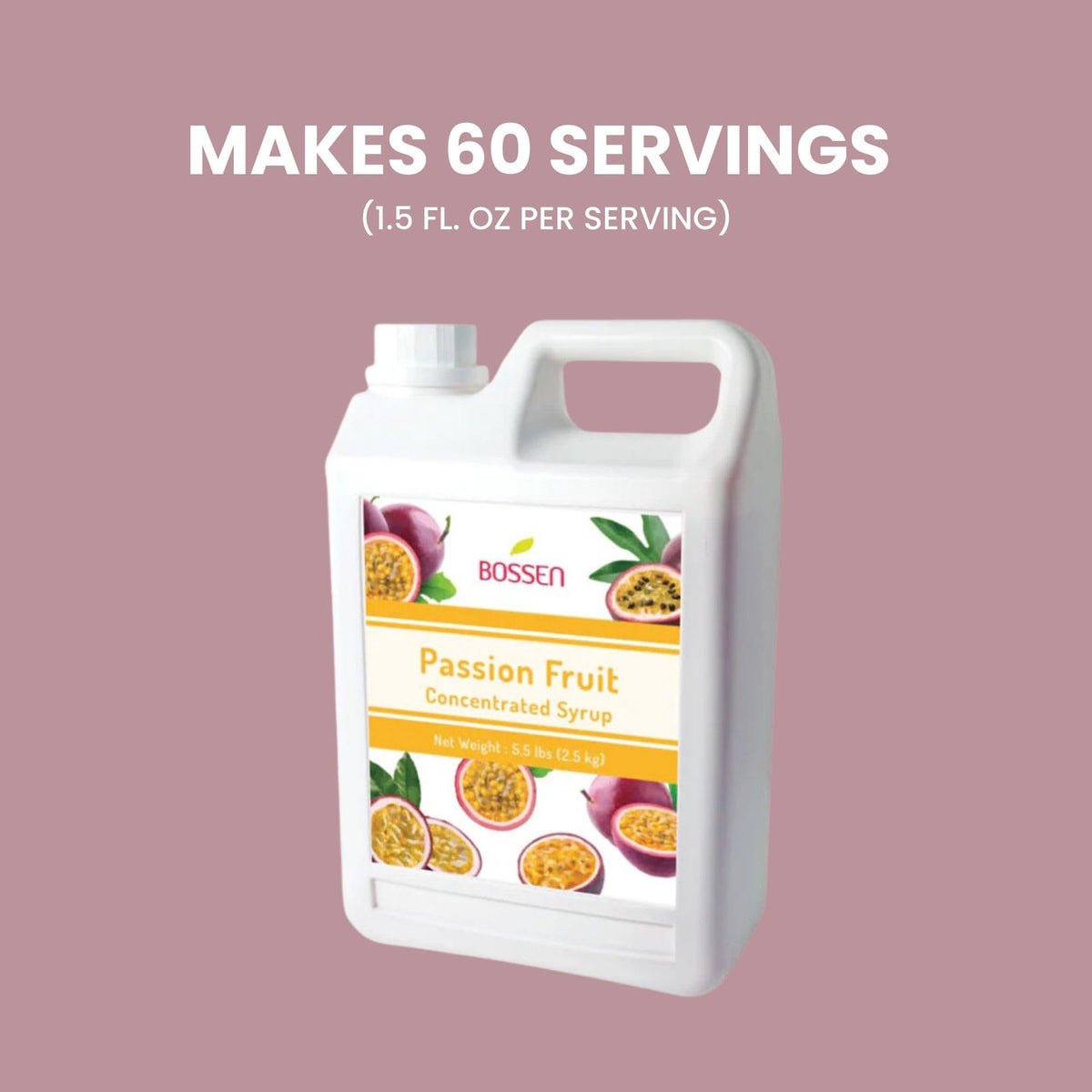 Bossen Concentrated Passion Fruit Syrup 5.5 lb – Bubble Tea & More