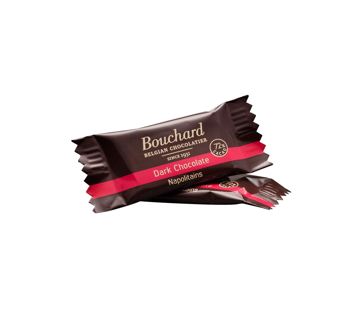 Bouchard Premium Belgian Dark Chocolate 72% Cacao | Individually Wrapped Pieces (2 lb CAN)