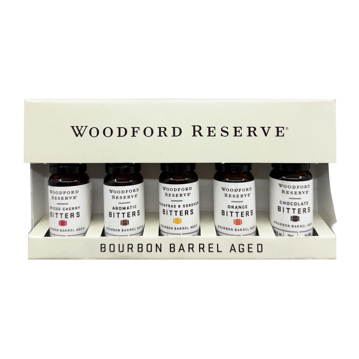 Woodford Reserve® Bitters Dram Set – Five Pack (10ml Each) | Bourbon Barrel Foods