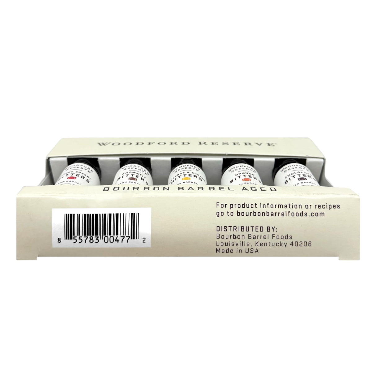 Woodford Reserve® Bitters Dram Set – Five Pack (10ml Each) | Bourbon Barrel Foods