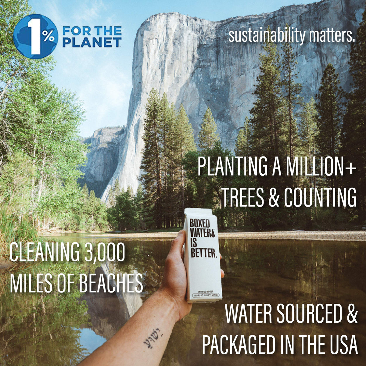 Boxed Water 16.9 oz (12 Pack) – Plant-Based Cartons, BPA-Free, Refillable & Reusable