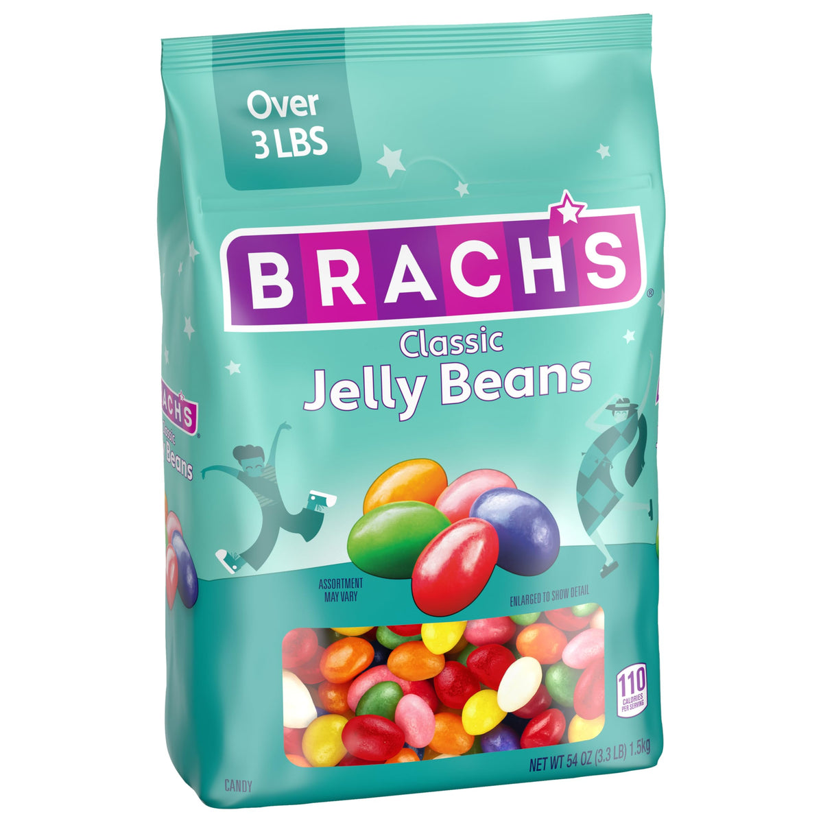 Brach's Classic Jelly Beans – Assorted Flavors, 54 oz Bulk Bag
