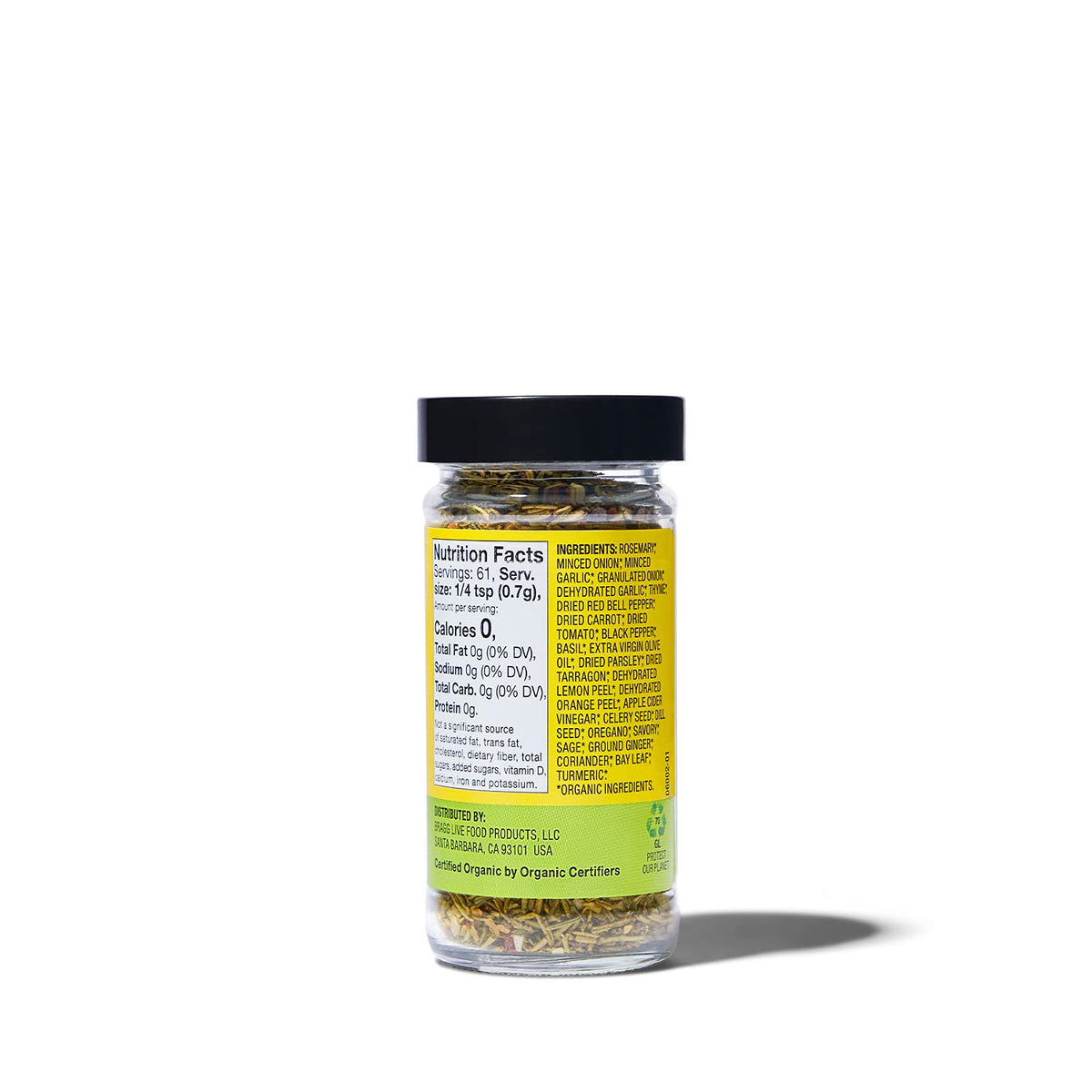 Bragg Sprinkle Herbs and Spices Seasoning - 1.5 oz Jar, 3 Pack | Flavor Boost for Everyday Cooking