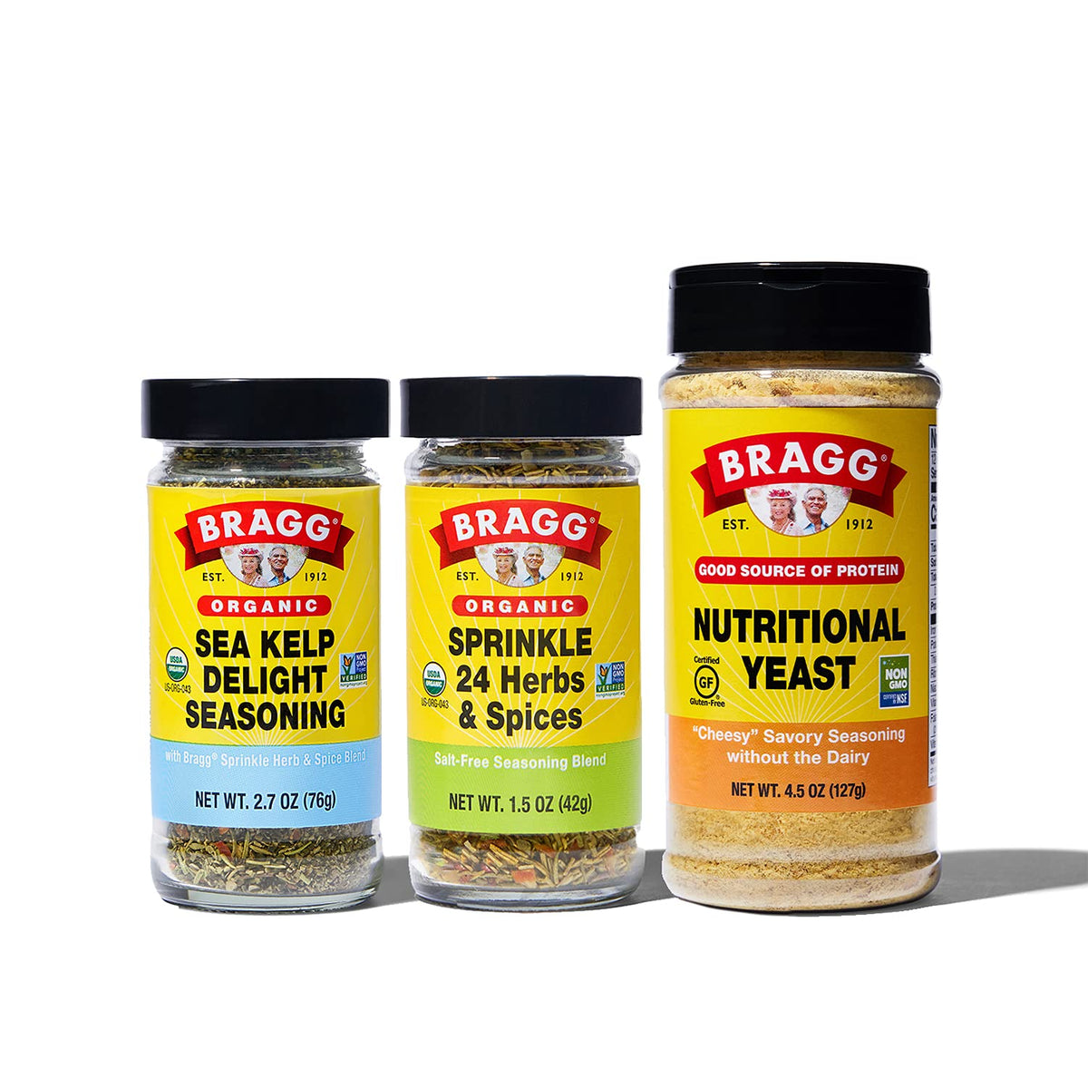 Bragg Sprinkle Herbs and Spices Seasoning - 1.5 oz Jar, 3 Pack | Flavor Boost for Everyday Cooking