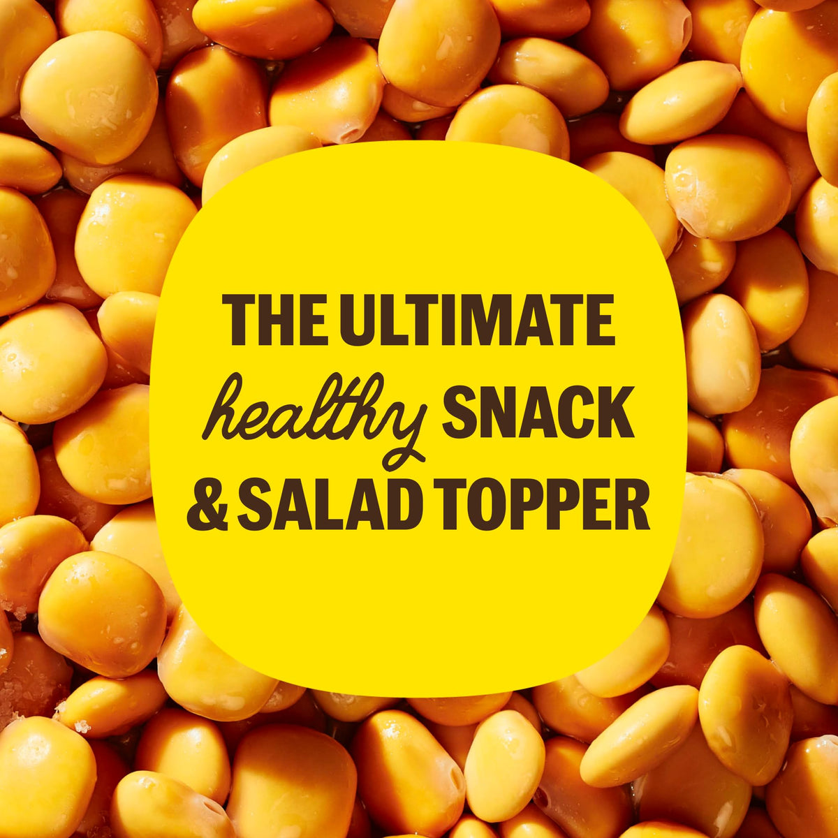 BRAMI Lupini Beans Snacks Garlic & Rosemary – 7g Protein, 0g Net Carbs, 8-Pack