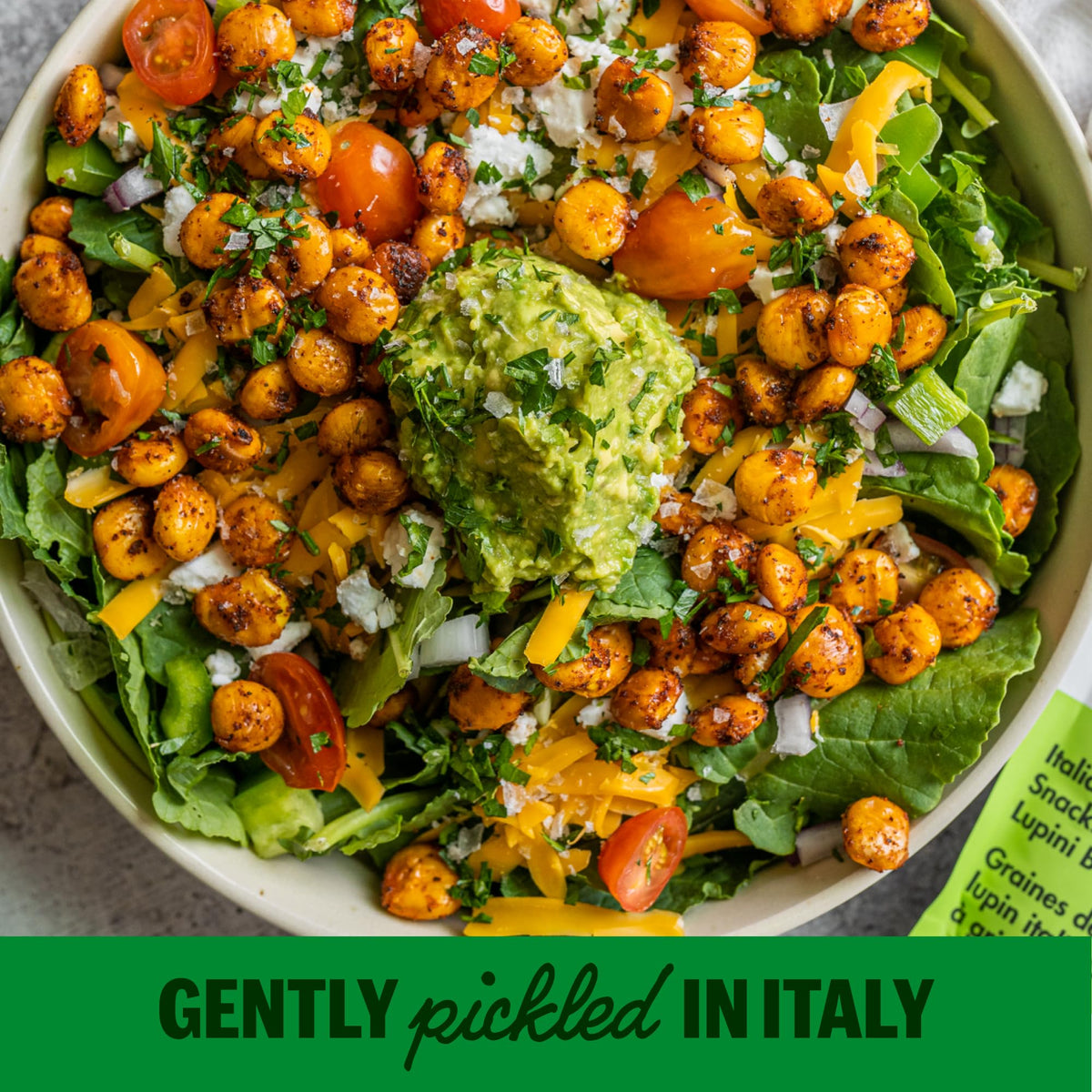 BRAMI Lupini Beans Snack, Chili & Lime | 7g Protein, 0g Net Carbs, Plant-Based