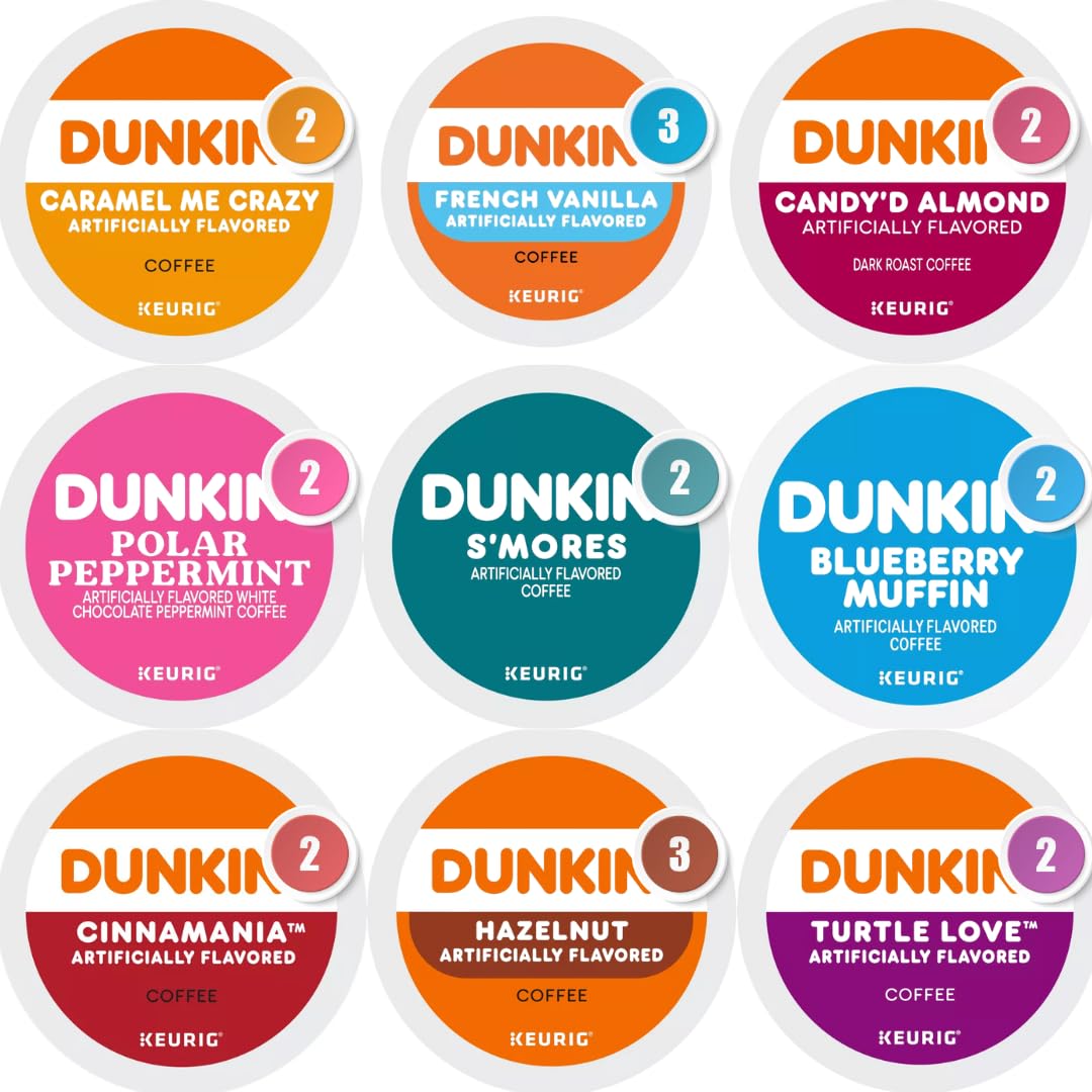 BREWANA Flavored Coffee Variety Pack – 20 K-Cup Pods for All K-Cup Brewers