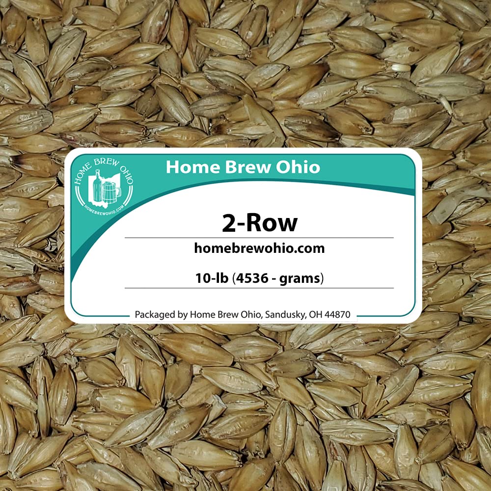 Briess 2-Row Brewers Malt – Base Malt for Home Brewing, 10 lb