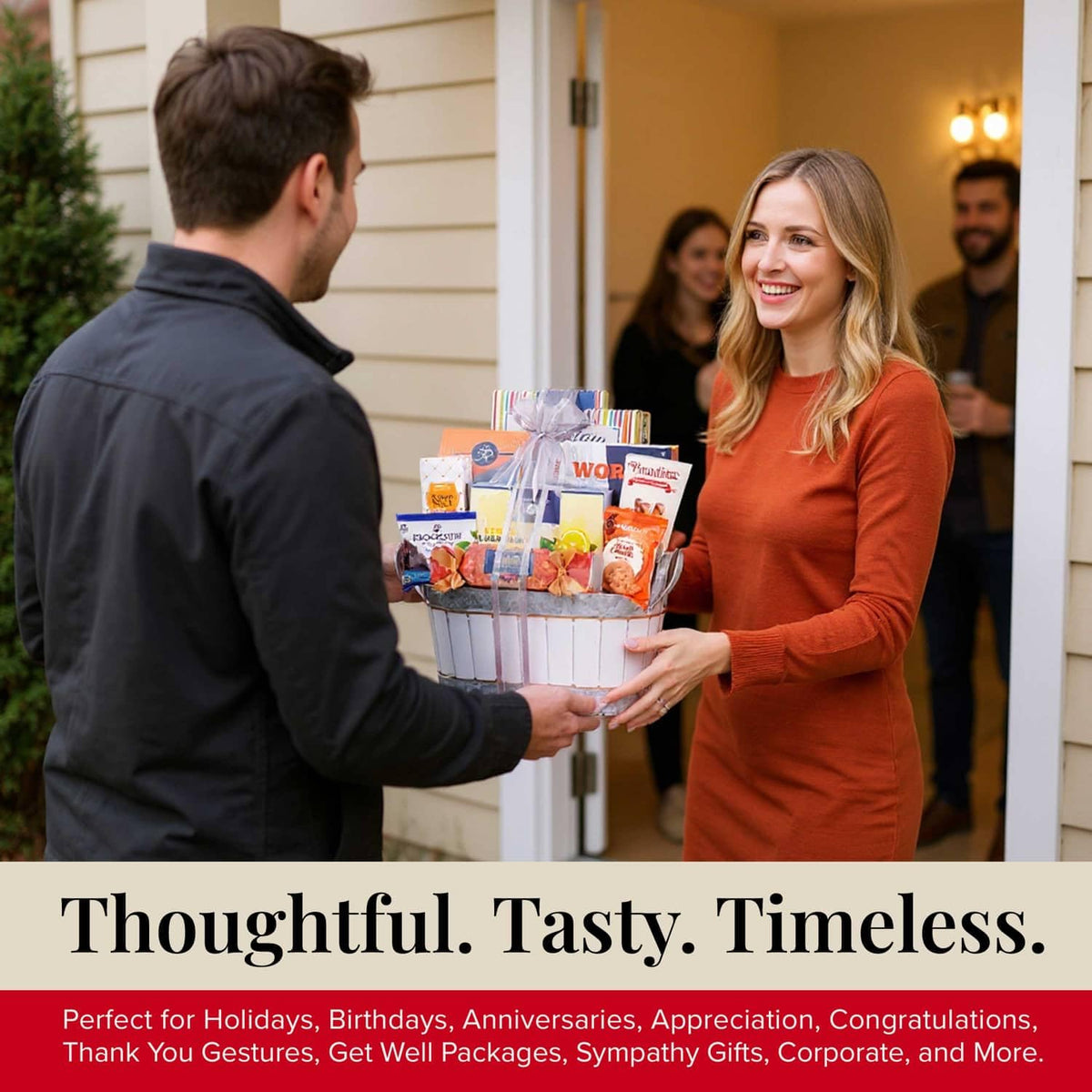 Broadway Basketeers Sympathy Gift Basket – Premium Kosher Bereavement Care Package for Funerals & Memorials