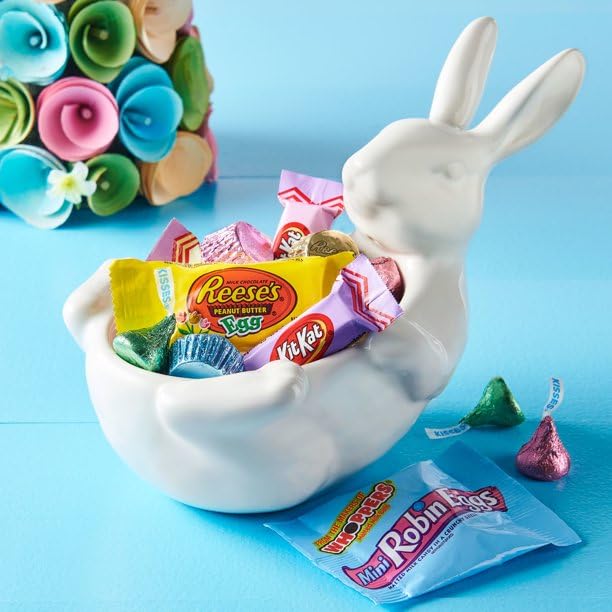 Broadway Basketeers Easter Basket Tower – Premade Gift for Adults & Kids | Gourmet Chocolate, Candy & Easter Eggs
