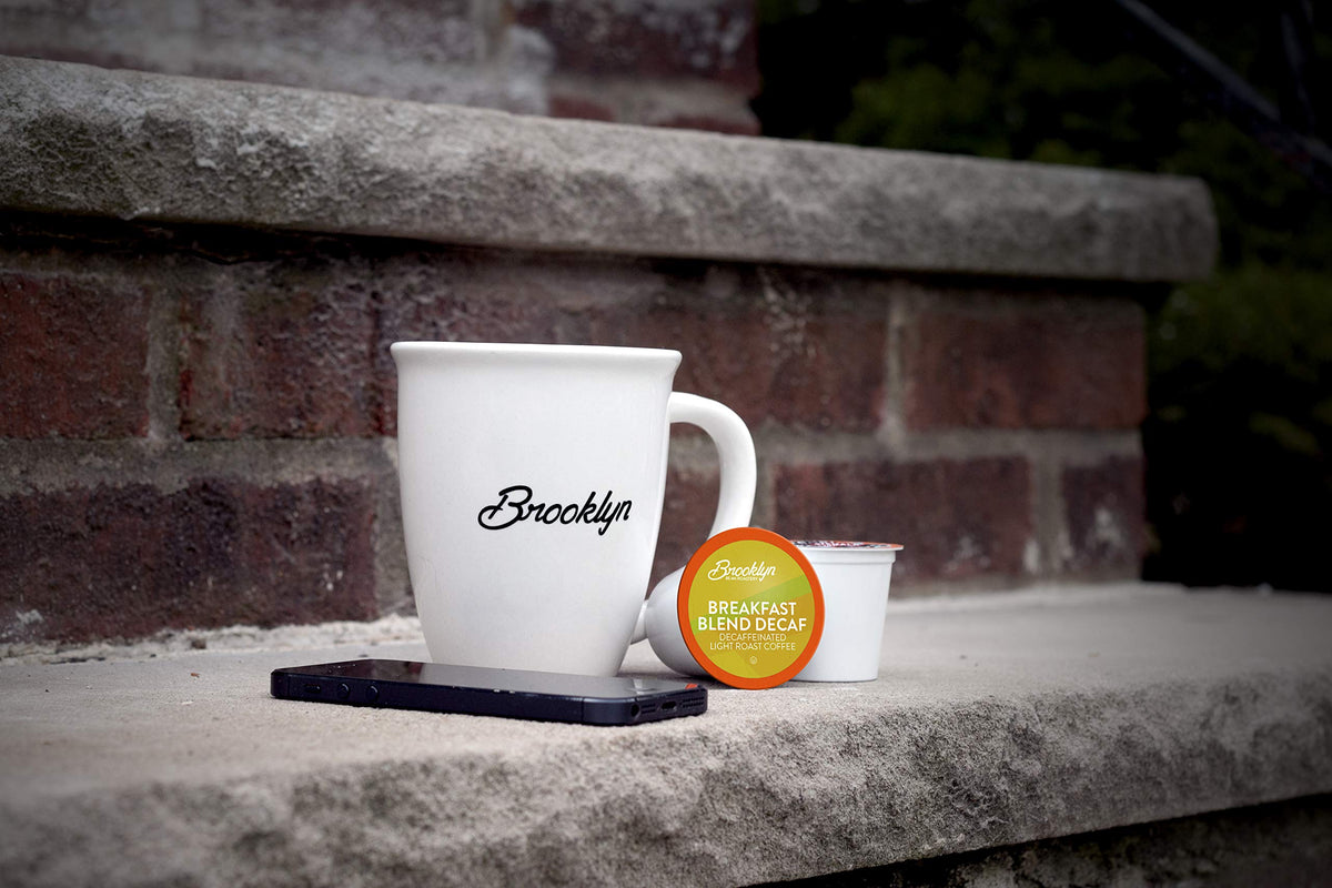 Brooklyn Beans Decaf Breakfast Blend Pods – Keurig K-Cup Compatible, 40ct, Smooth Light Roast