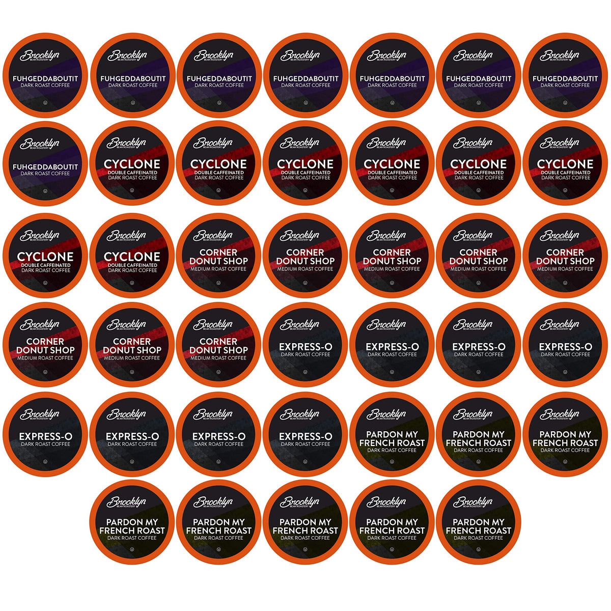 Brooklyn Beans Bold Gourmet Variety Pack Pods – Keurig 2.0 Compatible, 40 Count