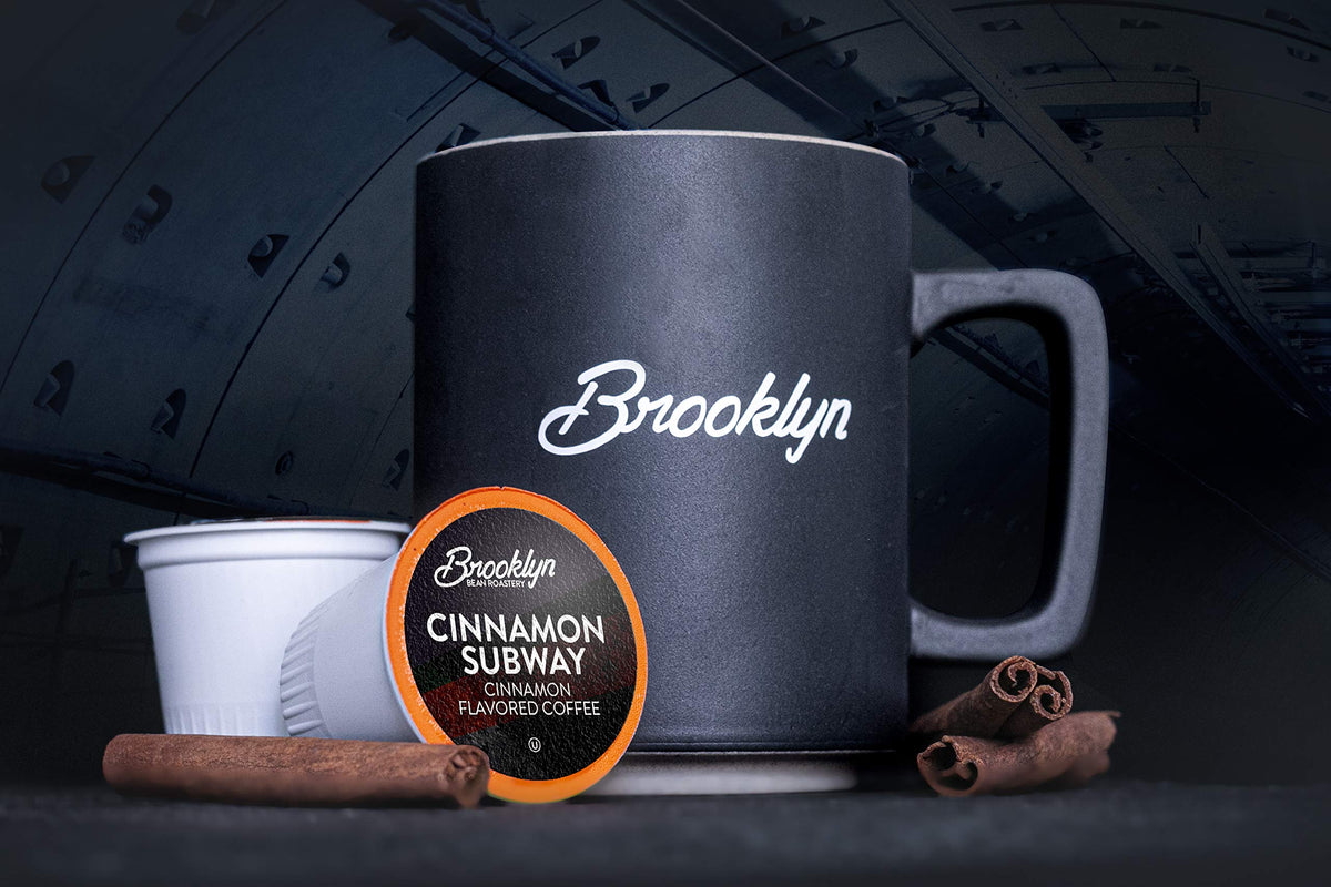 Brooklyn Beans Cinnamon Subway Gourmet Coffee Pods - Keurig K-Cup Compatible, 40 ct