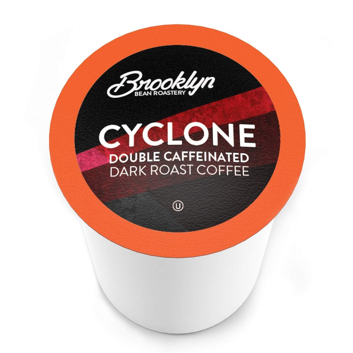 Brooklyn Beans Cyclone Gourmet Coffee Pods – Double Caffeine, 40 Count, Keurig Compatible
