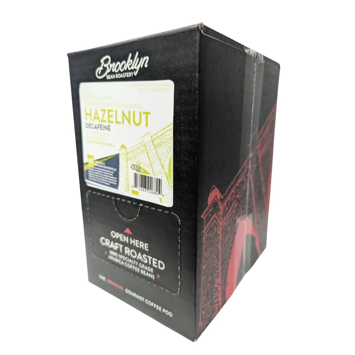 Brooklyn Beans Hazelnut Decaf Coffee Pods – Keurig K-Cup Compatible, 40 Count