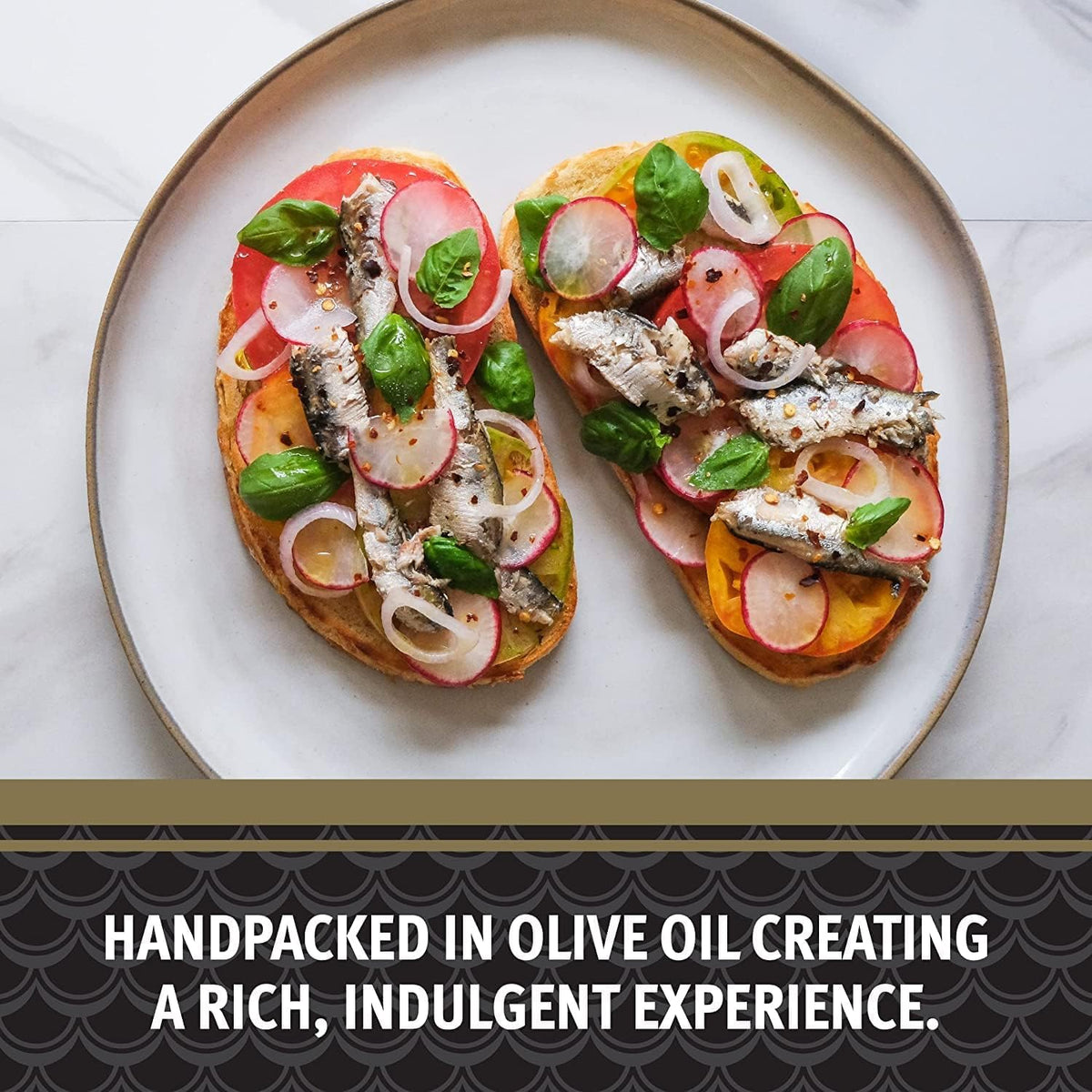 Brunswick Wild Caught Sardines in Olive Oil – Boneless & Skinless, 4.4 oz (Pack of 12)