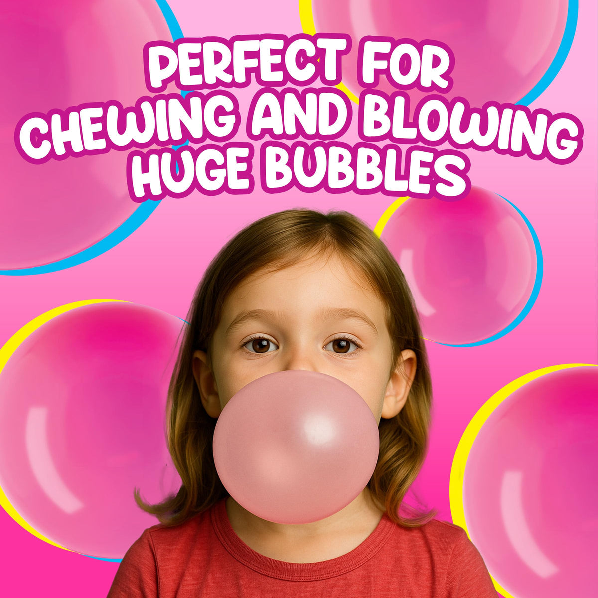 Bubblicious Bubblegum Gum for Adults & Kids | 90 Pieces in 18 Packs