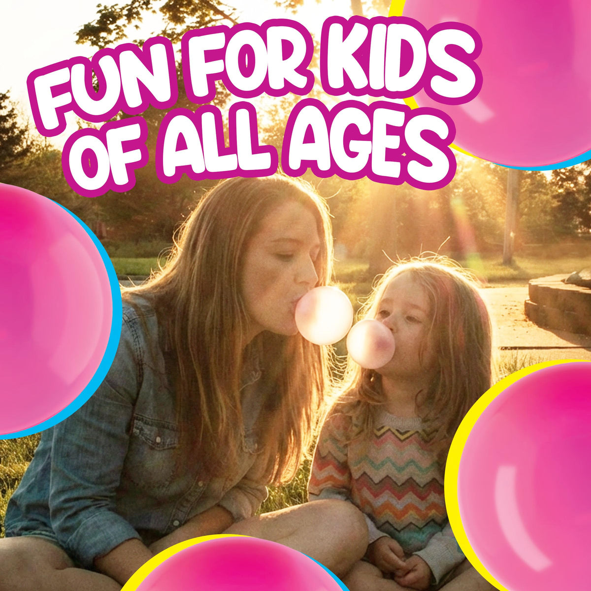 Bubblicious Bubblegum Gum for Adults & Kids | 90 Pieces in 18 Packs