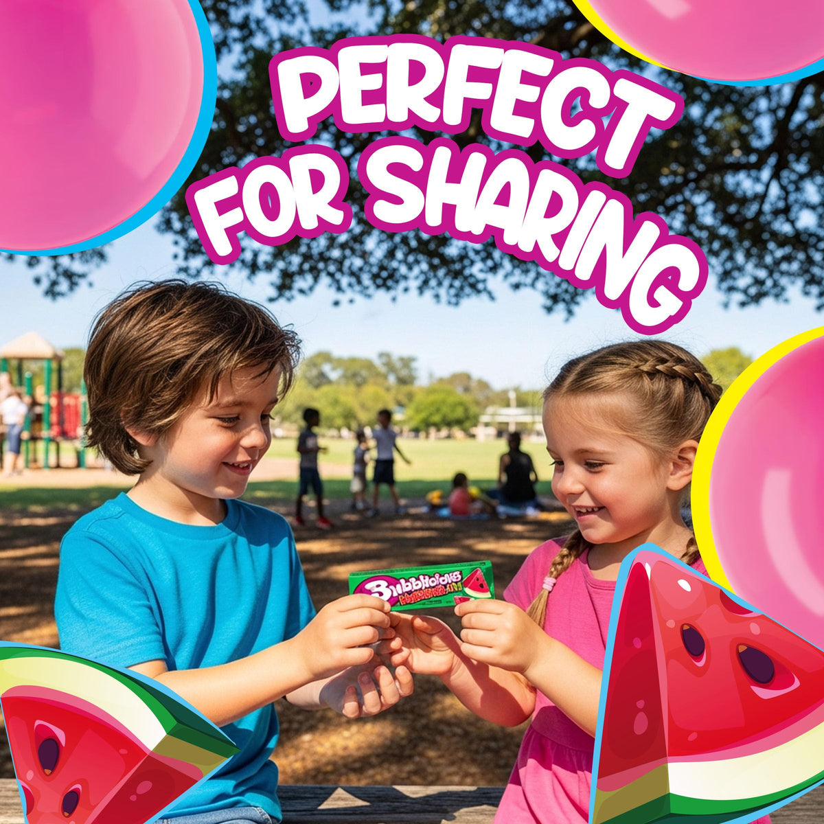 Bubblicious Bubblegum Gum for Adults & Kids | 90 Pieces in 18 Packs