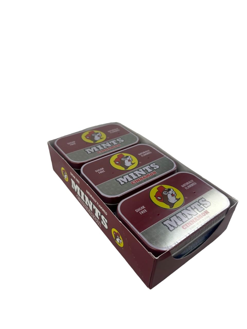 Buc-ee's Gluten Free & Sugar Free Cinnamon Mints (6 Pack)