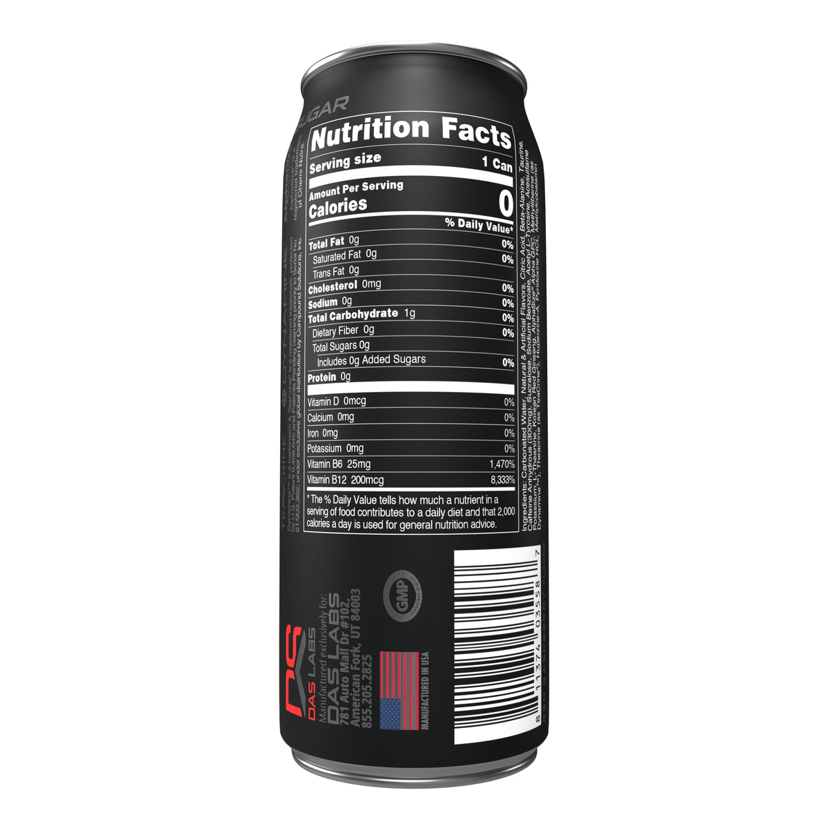 Bucked Up Energy Drink Blood Raz 300mg - 12 CT (Sugar-Free)