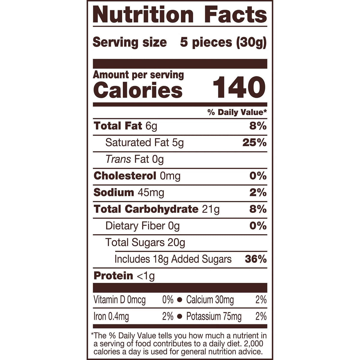 Buha Sweets Caramel Chocolate Candy – 1 lb Bulk Bag (62 Pieces)